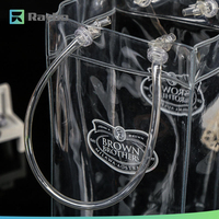 Vente d'usine RAYBO : Sacs à glace transparents en PVC pour vin, champagne et bière, pour refroidir le champagne