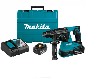 Makitas DHR242Z <span class=keywords><strong>18V</strong></span> LXT Perforateur-burineur sans fil sans balais SDS-Plus pour béton, outil nu - Product Image 2