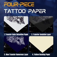 Kertas Stencil Tato untuk Pencetakan Tato Transfer Termal Reproduksi Desain Presisi untuk Studio Seni Tubuh
