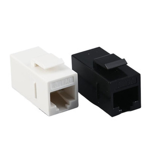 Chất lượng cao CAT6 <span class=keywords><strong>RJ45</strong></span> <span class=keywords><strong>Keystone</strong></span> Jack Coupler 8P8C nữ Ethernet nối 180 độ bảng điều chỉnh gắn kết cho các ứng dụng mạng - Product Image 2