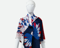 Design personnalisé imprimé écologique mélange de soie avec coton, modal, rayonne, bambou, lin, laine écharpes mixtes moins cher usine OEM ODM