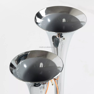 Nhà Máy Giá Chrome Đôi Trumpet 2-Cách Không Khí Sừng 12/24 Volt Xe Tải SUV Thuyền Phổ Loa Thiết Kế - Product Image 4