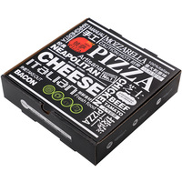 Großhandel 6 7 8 9 10 12 14 16 18 Zoll Schwarze Lagerwellpappe Pizzakartons mit Individuellem Logo, Prägedruck und Recycelten Materialien