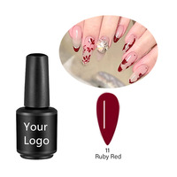 15ml 2000 couleurs gel vernis à ongles rouge gel uv ongles ensemble gel vernis pack manucure ongles