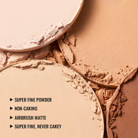 Polvo Fijador de Maquillaje Mate, Resistente al Agua y al Sudor, Control de Grasa, de Larga Duración, Iluminador, en Paleta