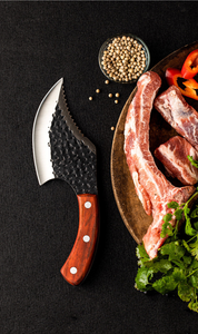 Cuchillo de carnicero forjado a mano <span class=keywords><strong>para</strong></span> picar <span class=keywords><strong>carne</strong></span> de pescado, suministro directo de fábrica, la mejor calidad - Product Image 6