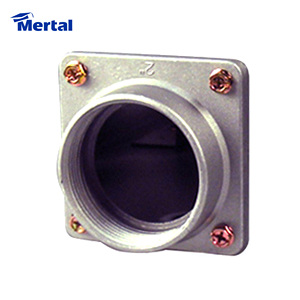Mozzo per presa meto Meter, 1-1/2 in per l'uso con piccola presa per misuratore di apertura RL verniciata in alluminio - Product Image 1