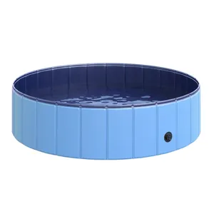 인기있는 야외 개 수영장 애완 동물 목욕 욕조 대형 작은 개를위한 접이식 애완 동물 수영 수영장