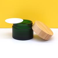 Pot cosmétique de luxe en céramique rond de 100 ml pour soins de la peau, 50 ml pour crème contour des yeux