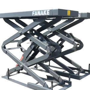 Lève-voiture à ciseaux hydraulique à double vérin synchronisé ANGE RHEAS, encastré, capacité 400 kg, modèle RYS-JSZW065, hauteur de levage 25-72,8 pouces - Product Image 1