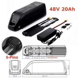 بطارية ليثيوم أيون هايلونج 36 فولت 48 فولت 15 أمبير 20 أمبير للدراجات الكهربائية، مناسبة لمحركات 1000 واط 750 واط 500 واط، حزمة 18650، بطارية دراجة ذات مدى طويل، شحن سريع - Product Image 5