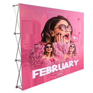 Pop-up-Wand Popup-Ständer Stoff Display Banner Banner gebogen Ausstellung Pop-up-Hintergrund 3x3 <span class=keywords><strong>Promotion</strong></span> Wand Pop-up-Banner - Product Image 4