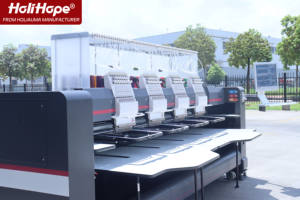 ホリホープ・ホリアウマ工場 四頭多針刺繍システム 工業用3Dモノグラムスパンコール糸刺繍機 - Product Image 2