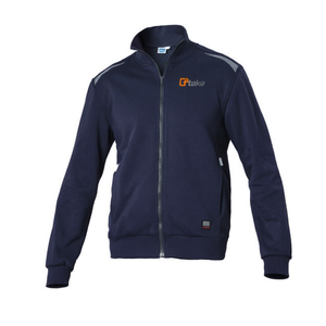 เสื้อสเวตเชิ้ตแบบซิปยาวปกติ สีกรมท่า ดีไซน์ซิปเต็มตัว - Product Image 2