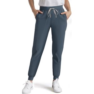 Pantalones Médicos FOXA para Mujer, Estilo Jogger, 6 Bolsillos, Cintura Media con Cordón, Uniformes de Hospital - Product Image 1