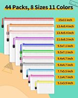 Pochettes de rangement en PVC à fermeture éclair A3 A4 personnalisées en gros pour organiser les petits objets personnels