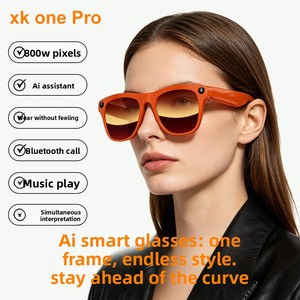 Lunettes intelligentes Mate AI : Nouveau modèle XK One Pro avec caméra 800W, <span class=keywords><strong>traduction</strong></span>, appels vocaux, enregistrement photo/vidéo, reconnaissance d'images et batterie 290 mAh - Product Image 3