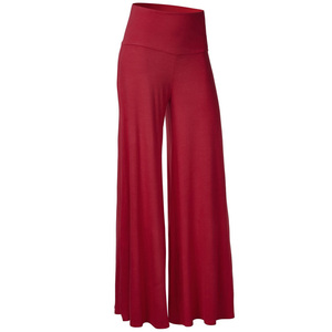 Pantalon en Latex, coton élastique pour femme, à jambes larges, jupe-culotte, <span class=keywords><strong>Capri</strong></span> - Product Image 3