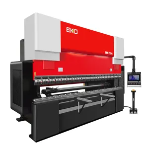 EKO 220 Ton 4000mm Hybrid Hydraulic Metal Bending Press Brake CNC Controlled for Carbon Steel Sheet Bend in Hotels Industries