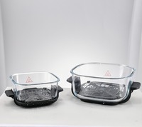 Friteuse à air transparente 4,5 L grande capacité en verre, four à air avec écran tactile, appareil de cuisine multifonction sain