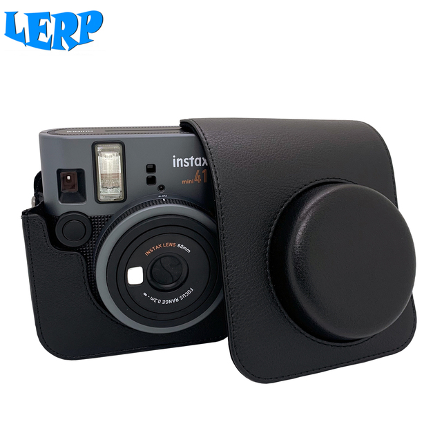 Lerp&New Style Camera Bag PU Leather Fujifilm Fuji Instax Mini 41 Camera Case Bag