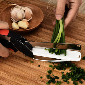 Ciseaux de cuisine multifonctionnels robustes en acier inoxydable de haute qualité, écologiques, pour couper les légumes, vente en gros - Product Image 3