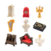 Micro-paysage créatif, série de meubles de luxe européens, simulation, maison de poupée, aménagement paysager, décoration DIY, ornement de bureau