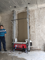Nouvelle conception de machine à enduire les murs électrique, prix bas, machine à enduire les murs automatique de bonne qualité
