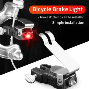 Yueli <b>Bicycle</b> Brake <b>Light</b> LED Flash Portable IPX4 Waterproof Mountain Bike Cycling Equipment - Product Image 3