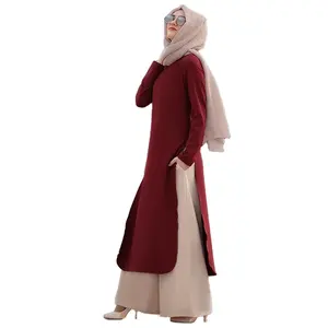 Pantaloni di vendita calda di Amazon set di due pezzi Khimar Modest Khimar Hijab Abaya Kaftan preghiera abbigliamento islamico