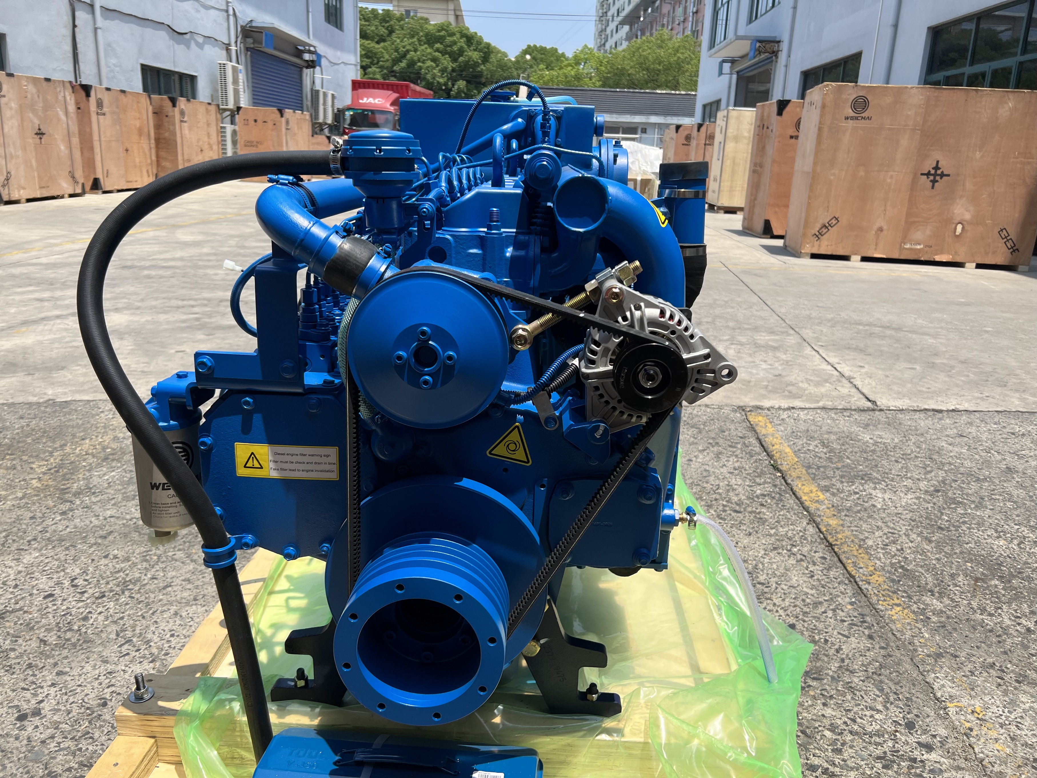 Weichai high speed WP6 series water cooled 250hp boat engine WP6C250-25