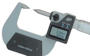 Elektronische digitale puntmicrometer 0-25 mm 0,001 nauwkeurigheid IP65 buitenmicrometer - Product Image 2