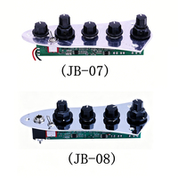 JB-07 JB-08 Bass Preamp Control Plate Logam Papan Sirkuit Volume Tone Bass Elektrik Kabel Penghubung Pickup Grosir Pabrik