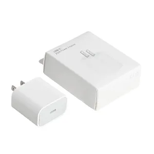 Бесплатный образец США Plug 20 Вт PD зарядное устройство с быстрой зарядкой USB Type C настенный адаптер QC Быстрая зарядка телефона для Iphone 15