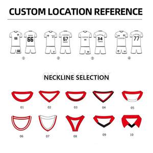 Conjunto de Ropa Deportiva de Fútbol Personalizada 100% Poliéster, Camiseta Deportiva de Fútbol de Secado Rápido para Hombre, Camisetas de Fútbol Retro Personalizadas - Product Image 2