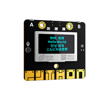 2021 MPython papan WiFi ESP32 Dev Board WiFi BT ESP32 Sensor OLED IOT ESP32 papan sentuh Microbit ESP32 Kit untuk Pendidikan & pembuat