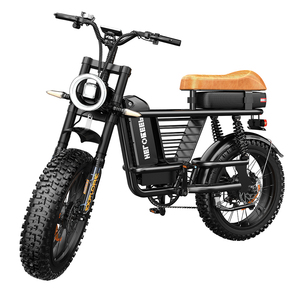 Vélo de montagne à double moteur 750W, 48V 15.6Ah, suspension intégrale, pneus larges, batterie amovible - Product Image 5