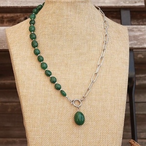 LS-L2700 Amazing Rose Quartz <strong>Necklace</strong> Nature Pearl Cream Turquoise <strong>Necklace</strong> Green Aventurine <strong>Sodalite</strong> Gemstone <strong>Necklace</strong> - Product Image 5