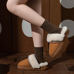 Nouveautés : Pantoufles en PVC pour femmes, pantoufles en peluche, pantoufles plates, pantoufles chaudes, pantoufles d'extérieur, prix de gros - Product Image 2