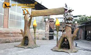 My Dino Theme Park <span class=keywords><strong>Zoo</strong></span> <span class=keywords><strong>Entrada</strong></span> de puerta animatrónica realista - Product Image 4