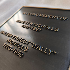 Personalised <strong>Memorial</strong> Metal Plaque for <strong>Grave</strong> Memory - Product Image 5