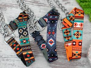 Patrón con cadena, collar de Whippet personalizado para perros pequeños y grandes, cachorros, collares de galgo personalizados, hebilla de martingala - Product Image 2