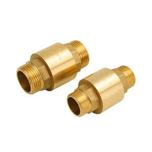 Válvula de Retención de Agua Directa de Cobre de 4/6/1 Pulgadas, Vertical, Unidireccional, Estructura de Bola, Válvula Roscada para Bomba de Agua con Resorte - Product Image 2