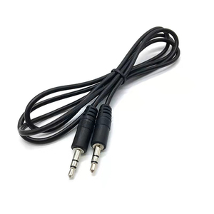 Cable Auxiliar Económico de 3 Polos Chapado en Oro, Cable de Audio Estéreo de 3.5mm, Cable de Extensión para Auriculares - Product Image 1