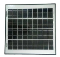 Panneau solaire monocristallin portable 12V 20W demi-cellule haute efficacité pour caméra de sécurité CCTV et éclairage public