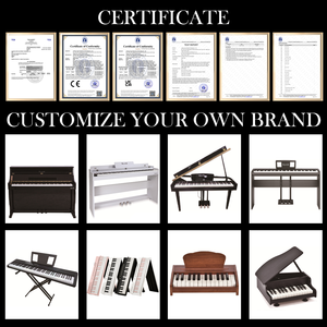 Clavier numérique électrique OEM 88 touches lestées, <span class=keywords><strong>piano</strong></span> numérique au design élégant, touches sensibles au toucher, taille standard, pratique professionnelle - Product Image 5