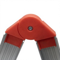 Augmentez vos revenus en ligne : Échelle pliante rigide en aluminium à 3 marches, pédale antidérapante, portable, 150 kg, EN 131, pour plafond et grenier