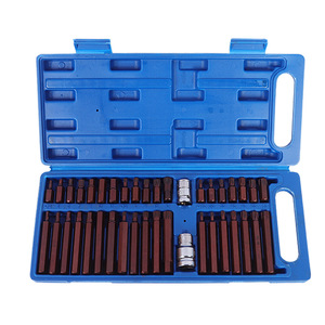 Hex <b>Screwdriver</b> <b>Bits</b> <b>Set</b> 1/4 In Spline Socket Alloy Steel For Automotive Mechanical Repair - Product Image 4