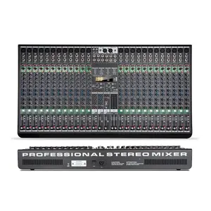 Consola mezcladora de audio profesional MQX24 199DSP Mezclador de tarjeta de sonido de 24 canales Mezclador de sistema de sonido