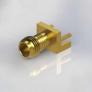 Conector coaxial do PWB <span class=keywords><strong>3.5mm</strong></span> 34GHz RF do costume 4-Pin com o conector do cobre do RF da precisão para aplicações aeroespaciais - Product Image 4
